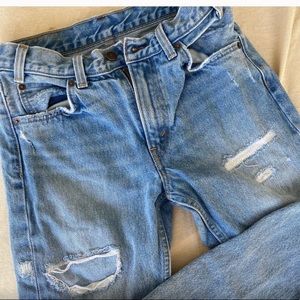 Vintage distressed Levi’s denim jeans 505 size 27